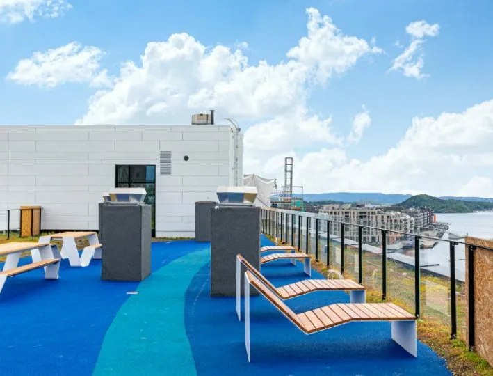 Eufemias Plass Vest takterrasse